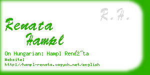 renata hampl business card